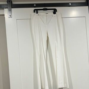 Theory Optic White Trousers